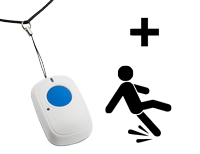 On The Go Pendant Fall Detection - Medical Alert System