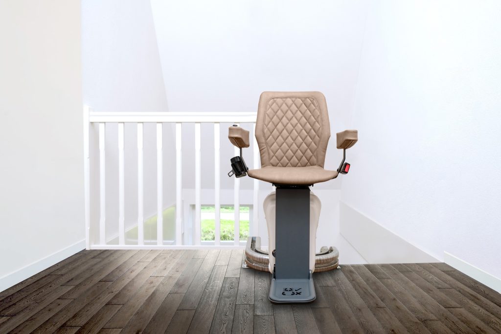 Harmar UP Modular Curved Stairlift